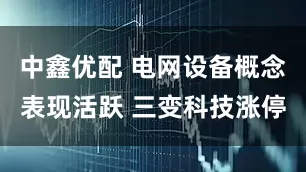 中鑫优配 电网设备概念表现活跃 三变科技涨停